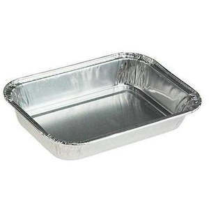 Single Serve Pie Tart: Uni-Foil Small Rectangle Foil Catering Tray