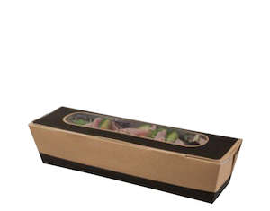 Tuck-Top Window Baguette Box, 10 inch