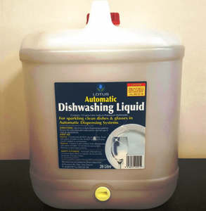 Cleaning Hygiene: Lotus Auto Dishwashing Liquid 20L