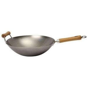 WOK STAR 14"/36CM CARBON STEEL WOK
