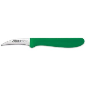 Kitchenware Accessories: Paring Knife Curved, Génova, Green, 6Cm