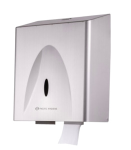 Toilet Papers: Pacific Hygiene Single Jumbo Toilet Roll Dispenser Stainless Steel