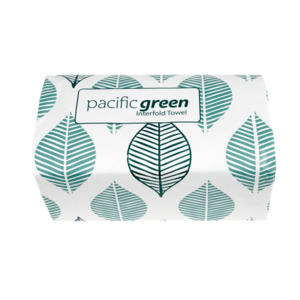 Hand Towels: Pacific Green Recycled Interfold Towel