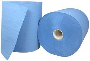 Roll Feed Paper Towel - Blue, 210mm x 150m, 2 Ply (6) Per Pack