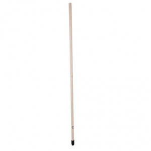 Brooms: 1.35m x 25mm Wooden Thread Capped Handle