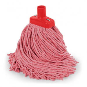 Dust Mops Mops: AL478 Cut End Value Mop 400gm - Red