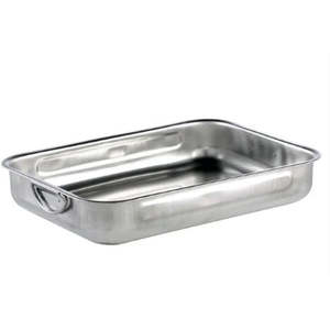 Cups Saucers: Dexam Deep Roaster - 2 Handles 41X30Cm