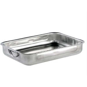 Cups Saucers: Dexam Deep Roaster - 2 Handles 35X26Cm