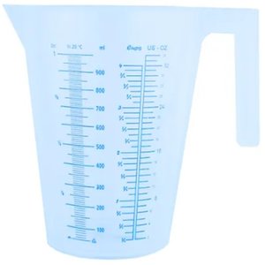 Blue Scale Thermo Measuring Jug 1Ltr