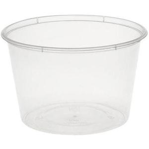 Emperor 500ml/20oz Polypropylene Round Container