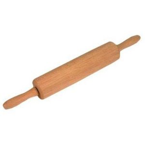 Baking Accessories: REVOLVING WOODEN ROLLING PIN 45CM