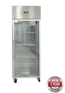 GRAND ULTRA Double 1/2 Glass Door Upright Fridge 685L