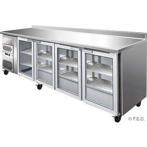 TROPICALISED four door Bar Fridge