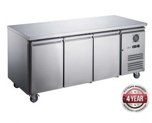 Three Door Bench Fridge - XUB6C18S3V