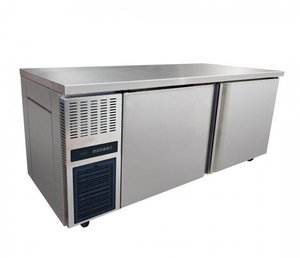 Stainless Steel Large Double Door Workbench Fridge - TL1800TN
