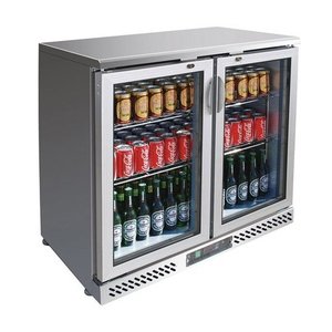 Bar Fridges: SC248SG Two Door SS Drink Cooler