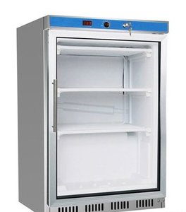 HF200G S/S Display Freezer with Glass Door