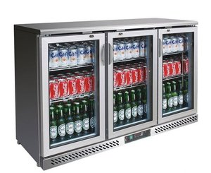 SC316SG Three Door Ss Drink Coole
