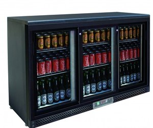 Three sliding door bar cooler - SC316SD