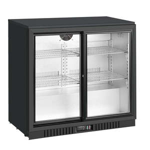 LG-208SC Under Bench Two Sliding Door Bar Cooler
