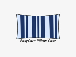 Products: Navy Stripe Easy Care Pillow Cases Cairnscorp