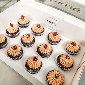 Hazelnut Chocolate Mini Cupcakes
