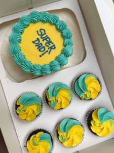 Cakes 2 Days Notice: Super Dad Bento & Cupcake Box