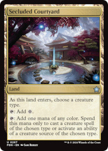 MTG Single: Secluded Courtyard [Foundations]