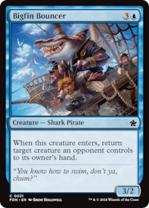 MTG Single: Bigfin Bouncer [Foundations]