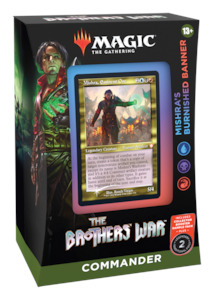 Mtg Commander Pre Cons: The Brothers' War Commander Deck - Mishra's Burnished Banner