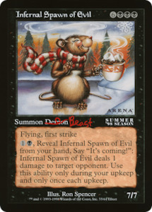 Mtg Singles: Infernal Grasp Art Card [Innistrad Remastered Art Series]