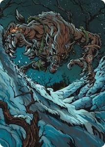 Mtg Singles: Ravager of the Fells Art Card [Innistrad Remastered Art Series]