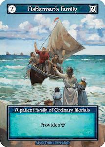 Fresh Sorcery Singles: Fisherman's Family (Foil) - Arthurian Legends Foil