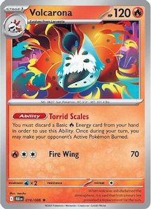 New Arrivals: Volcarona 16 - [SV Black Bolt] Holofoil