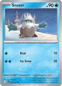 Pokemon Singles: Snover - 035/132 35 - [ME01 Mega Evolution] Reverse Holofoil