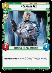 Star Wars Unlimited Single In Stock: Captain Rex - Lead by Example (097/257) [Twilight of the Republic]