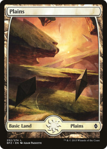 Plains (252) - Full Art (BFZ-252) [Battle for Zendikar]