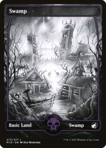 Swamp (MID-273) [Innistrad: Midnight Hunt]: (Full Art, Showcase) Foil