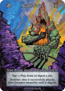 Sorcery Contested Realm Singles: Realm-Eater (Foil)  - Gothic Foil