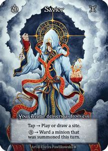 Sorcery Contested Realm Singles: Savior (Foil)  - Gothic Foil