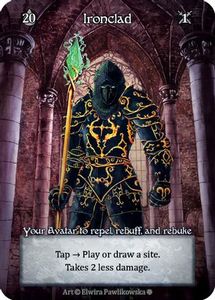 Sorcery Contested Realm Singles: Ironclad (Foil)  - Gothic Foil