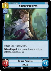 Star Wars Unlimited Single In Stock: Nimble Prowess (Foil) (579) [Secrets of Power] Foil