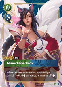 Riftbound Single In Stock: Ahri - Nine-Tailed Fox (255/298) - Origins Foil