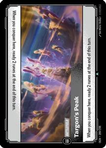 Riftbound Single In Stock: Targon's Peak (289/298) - Origins Foil