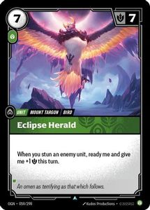 Riftbound Single In Stock: Eclipse Herald (059/298) - Origins