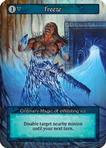 Sorcery Singles In Stock: Freeze  - Gothic