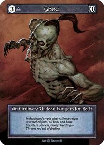 Sorcery Singles In Stock: Ghoul (Foil)  - Gothic Foil