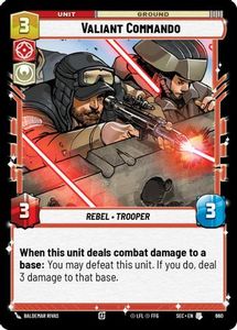 Valiant Commando (Foil) (660) [Secrets of Power] Foil