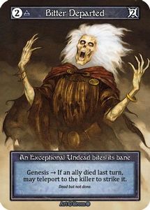 Sorcery Singles In Stock: Bitter Departed (Foil)  - Gothic Foil