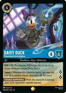 Lorcana Singles In Stock: Daisy Duck - Paranormal Investigator (154/204) - Whispers in the Well